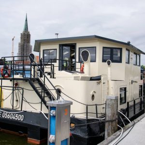 Cecilie Heckansicht und Steuerbord